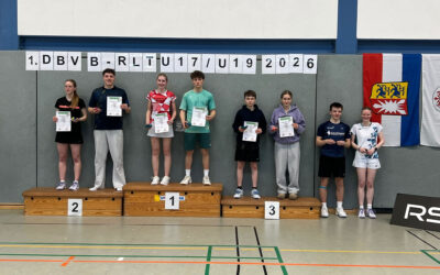 Nachwuchsakteure des BVMV überzeugen bei 1. Norddeutscher Rangliste 2026